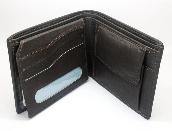 Blue Genuine Leather Wallet - National Watches