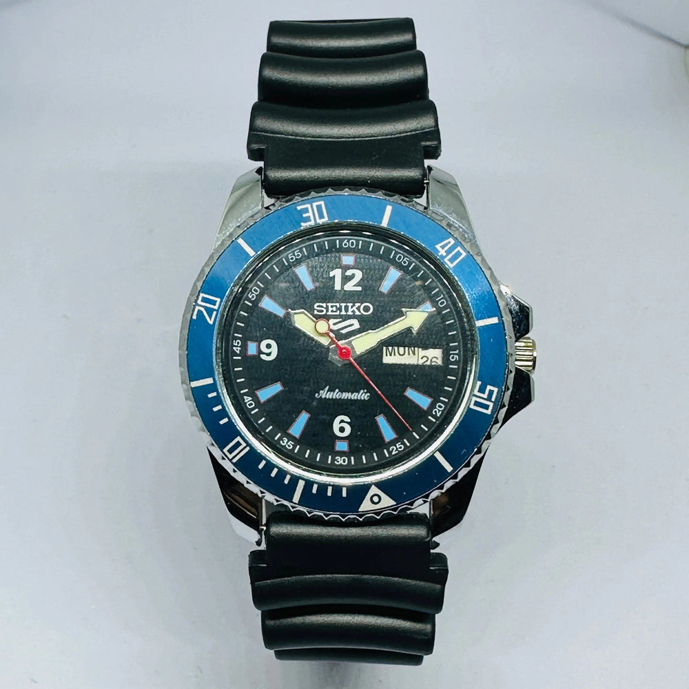 Seiko 5 Sports Automatic Watch – Refurbished Vintage | Japan-Made Men’s Timepiece National Watches