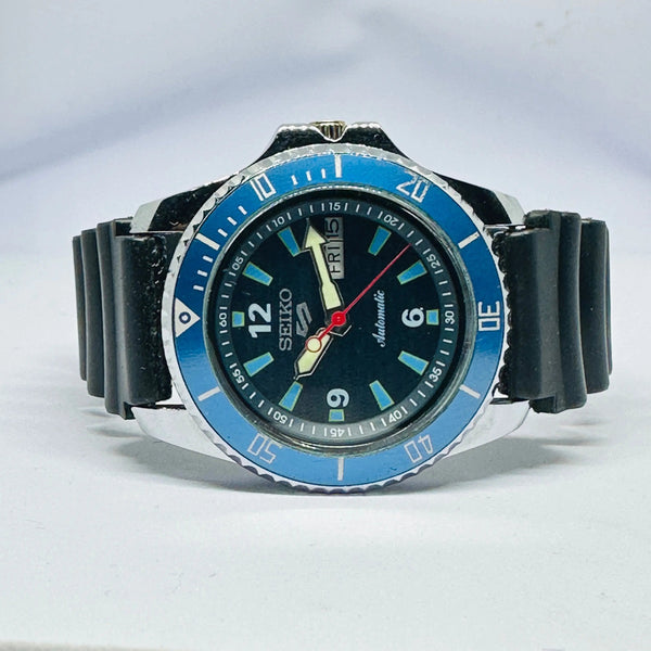 Seiko 5 Sports Automatic Watch – Refurbished Vintage | Japan-Made Men’s Timepiece National Watches