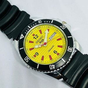 Seiko 5 Sports Automatic Watch – Refurbished Vintage | Japan-Made Men’s Timepiece National Watches