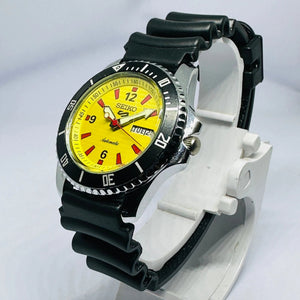 Seiko 5 Sports Automatic Watch – Refurbished Vintage | Japan-Made Men’s Timepiece National Watches