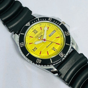 Seiko 5 Sports Automatic Watch – Refurbished Vintage | Japan-Made Men’s Timepiece National Watches