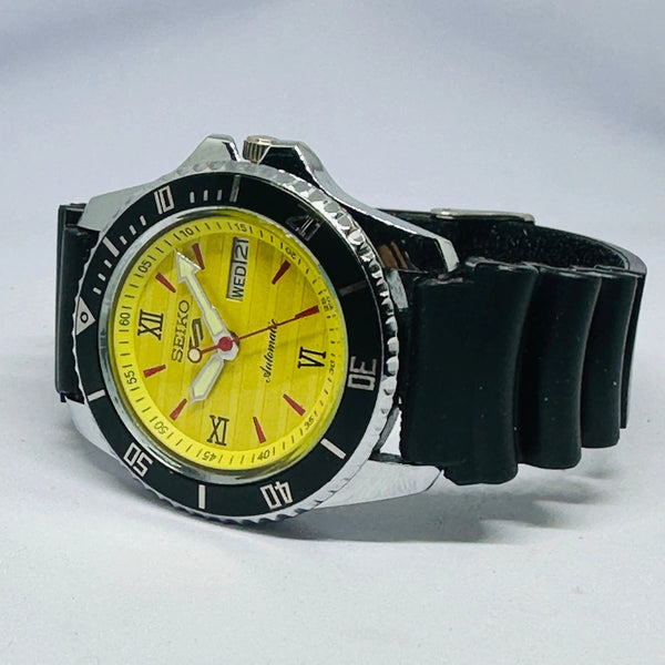 Seiko 5 Sports Automatic Watch – Refurbished Vintage | Japan-Made Men’s Timepiece National Watches