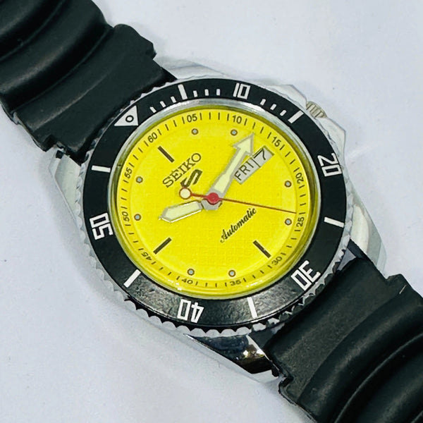 Seiko 5 Sports Automatic Watch – Refurbished Vintage | Japan-Made Men’s Timepiece National Watches