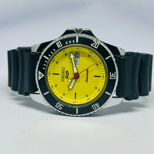 Seiko 5 Sports Automatic Watch – Refurbished Vintage | Japan-Made Men’s Timepiece National Watches