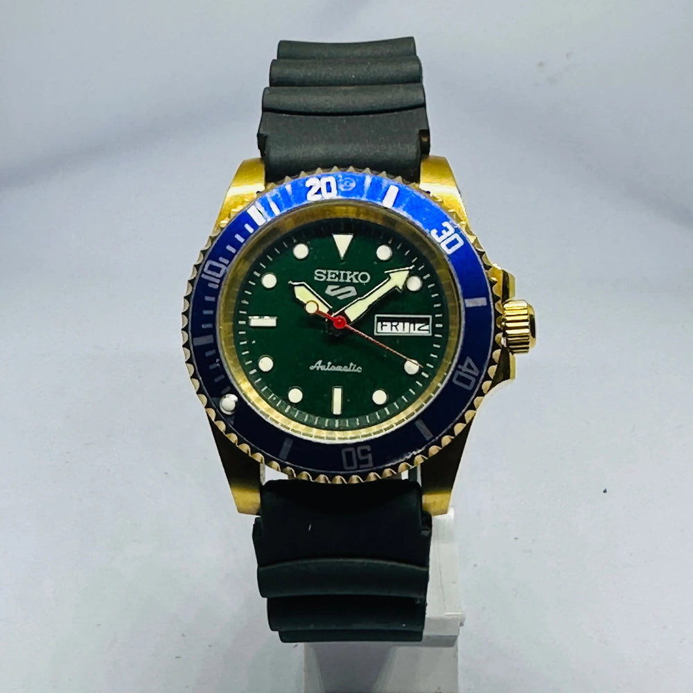 Seiko 5 Sports Automatic Watch – Refurbished Vintage | Japan-Made Men’s Timepiece National Watches
