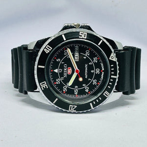 Seiko 5 Sports Automatic Watch – Refurbished Vintage | Japan-Made Men’s Timepiece National Watches