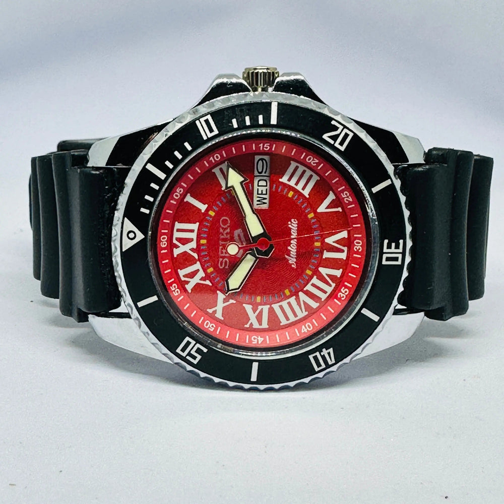 Seiko 5 Sports Automatic Watch – Refurbished Vintage | Japan-Made Men’s Timepiece National Watches