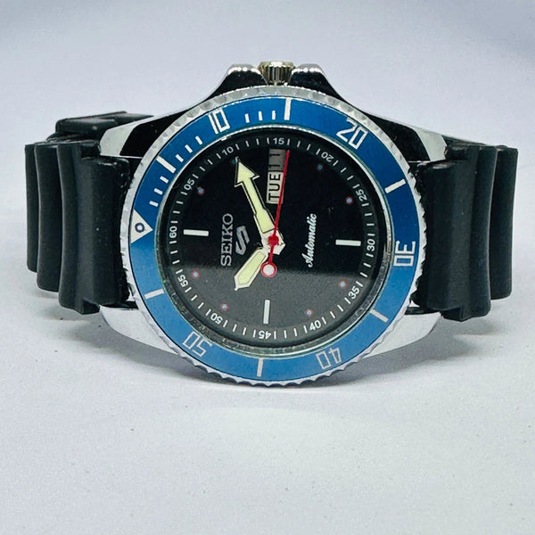 Seiko 5 Sports Automatic Watch – Refurbished Vintage | Japan-Made Men’s Timepiece National Watches