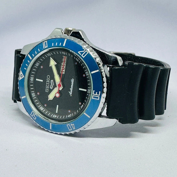 Seiko 5 Sports Automatic Watch – Refurbished Vintage | Japan-Made Men’s Timepiece National Watches