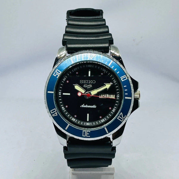 Seiko 5 Sports Automatic Watch – Refurbished Vintage | Japan-Made Men’s Timepiece National Watches