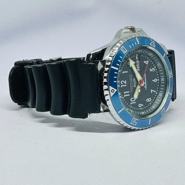 Seiko 5 Sports Automatic Watch – Refurbished Vintage | Japan-Made Men’s Timepiece National Watches