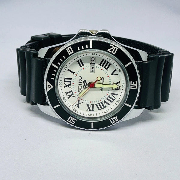 Seiko 5 Sports Automatic Watch – Refurbished Vintage | Japan-Made Men’s Timepiece National Watches