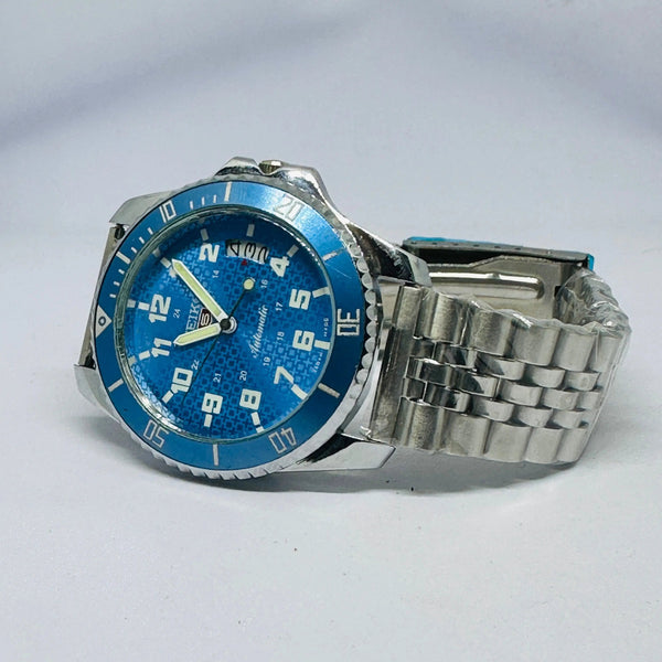 Seiko 5 Sports Automatic Watch – Refurbished Vintage | Japan-Made Men’s Timepiece National Watches