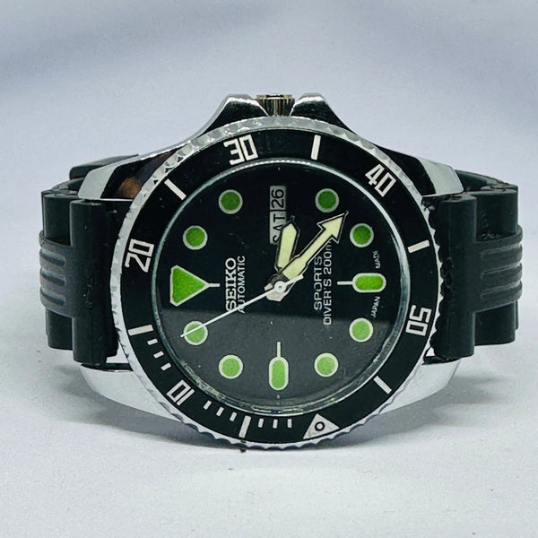 Seiko 5 Sports Automatic Watch – Refurbished Vintage | Japan-Made Men’s Timepiece National Watches