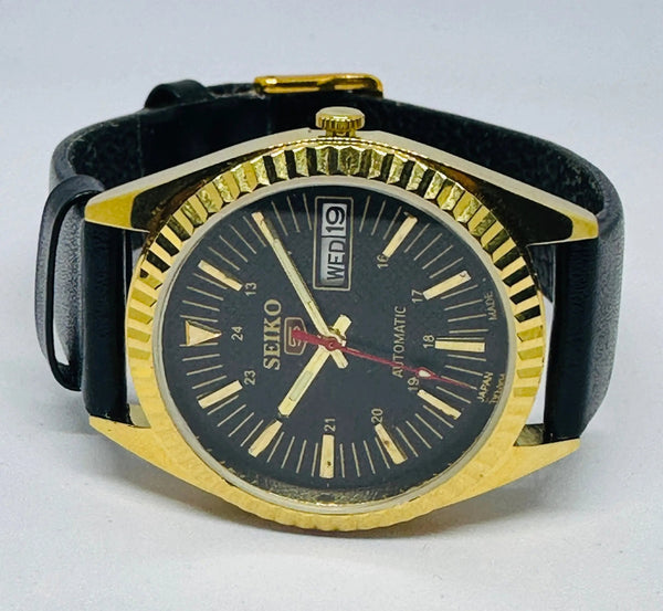 Seiko 5 Automatic Men’s Watch – Vintage Japan Model | Restored & Ready to Wear National Watches