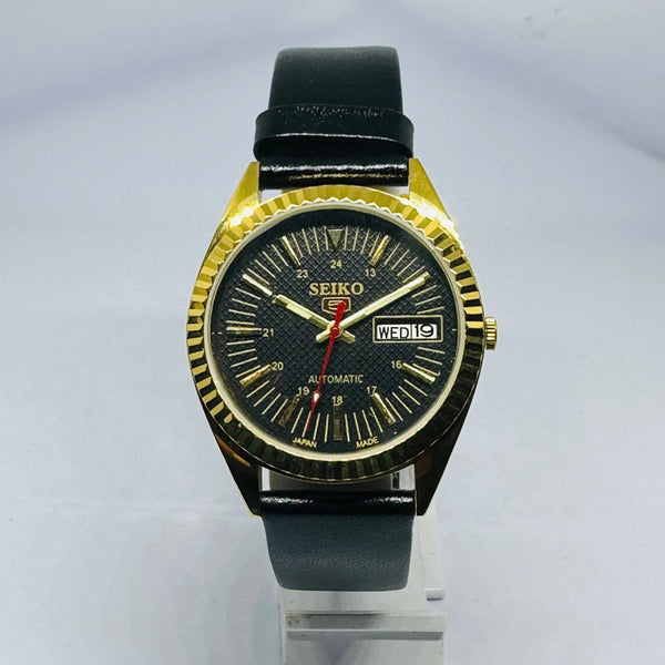 Seiko 5 Automatic Men’s Watch – Vintage Japan Model | Restored & Ready to Wear National Watches