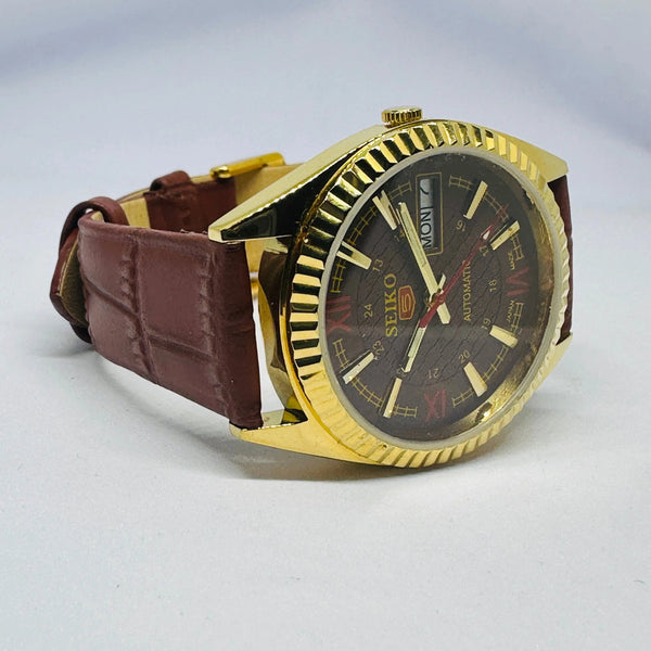 Seiko 5 Automatic Men’s Watch – Vintage Japan Model | Restored & Ready to Wear National Watches