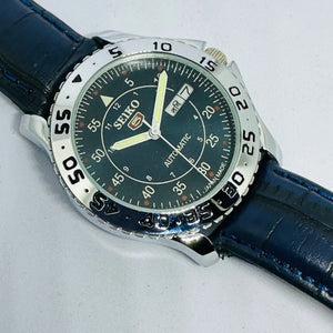 Seiko 5 Sports Automatic Watch – Refurbished Vintage | Japan-Made Men’s Timepiece National Watches