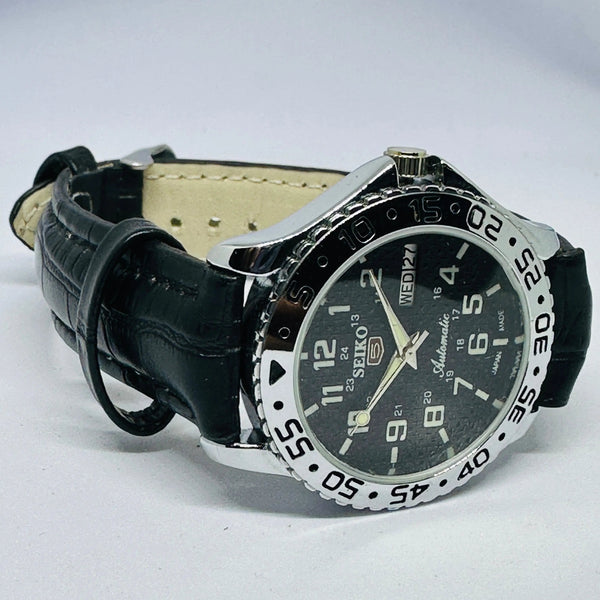 Seiko 5 Sports Automatic Watch – Refurbished Vintage | Japan-Made Men’s Timepiece National Watches
