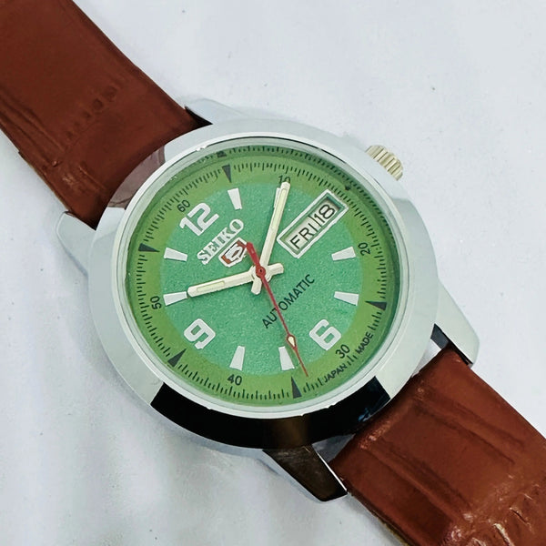Seiko 5 Automatic Men’s Watch – Vintage Japan Model | Restored & Ready to Wear National Watches