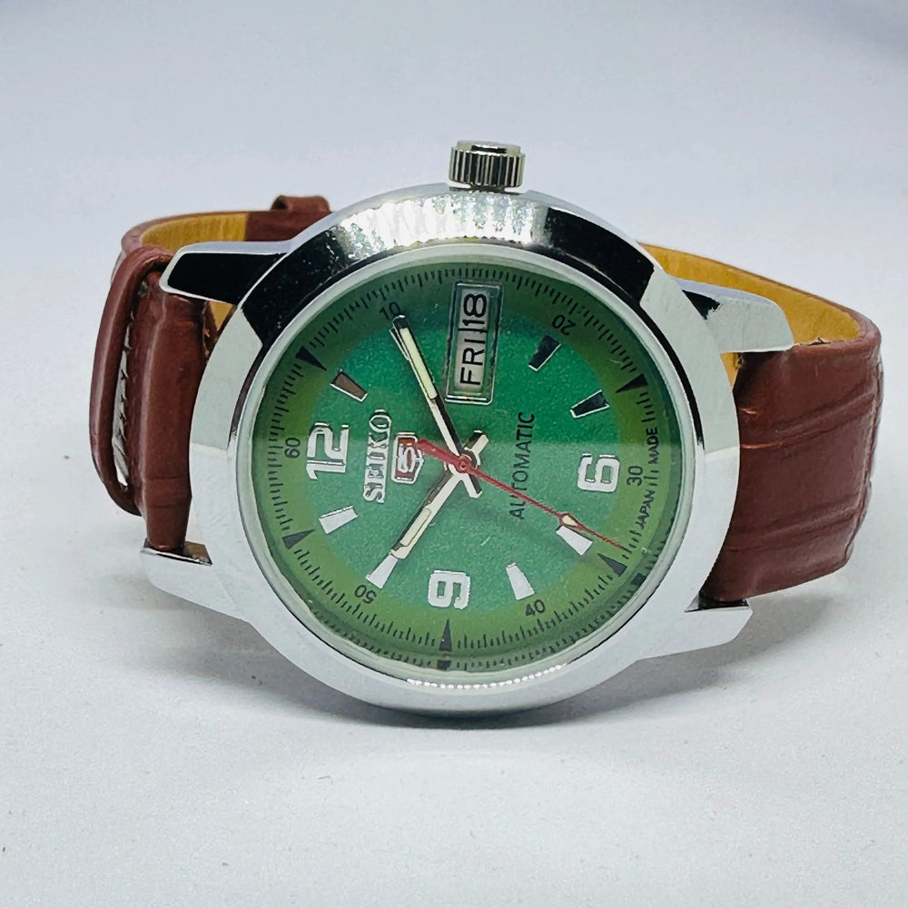 Seiko 5 Automatic Men’s Watch – Vintage Japan Model | Restored & Ready to Wear National Watches