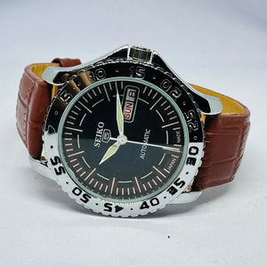 Seiko 5 Sports Automatic Watch – Refurbished Vintage | Japan-Made Men’s Timepiece National Watches