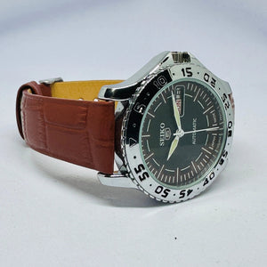 Seiko 5 Sports Automatic Watch – Refurbished Vintage | Japan-Made Men’s Timepiece National Watches