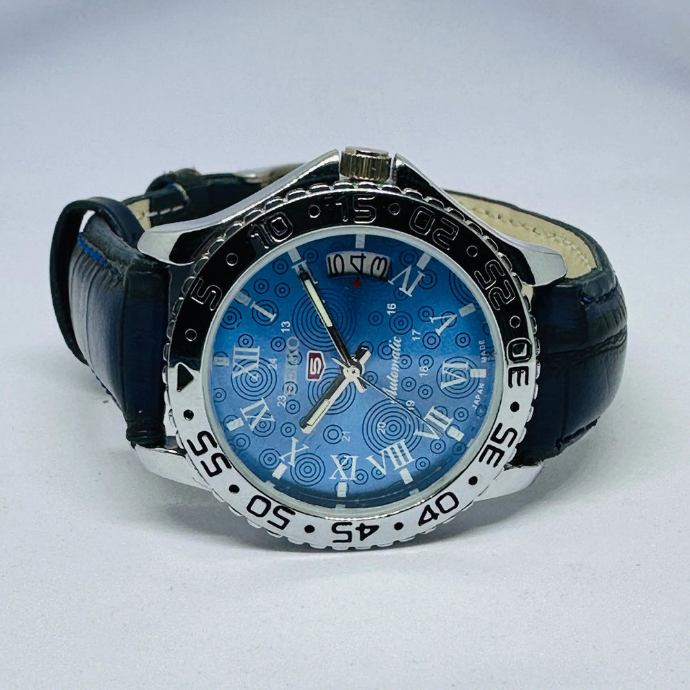 Seiko 5 Sports Automatic Watch – Refurbished Vintage | Japan-Made Men’s Timepiece National Watches