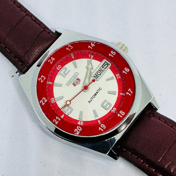 Seiko 5 Automatic Men’s Watch – Vintage Japan Model | Restored & Ready to Wear National Watches