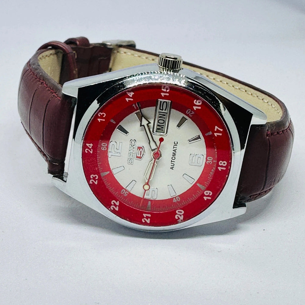 Seiko 5 Automatic Men’s Watch – Vintage Japan Model | Restored & Ready to Wear National Watches