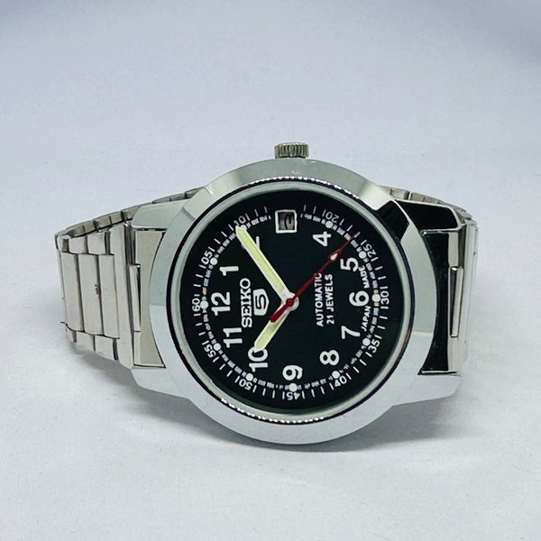 Seiko 5 Automatic Men’s Watch – Vintage Japan Model | Restored & Ready to Wear National Watches