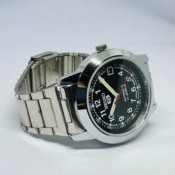 Seiko 5 Automatic Men’s Watch – Vintage Japan Model | Restored & Ready to Wear National Watches