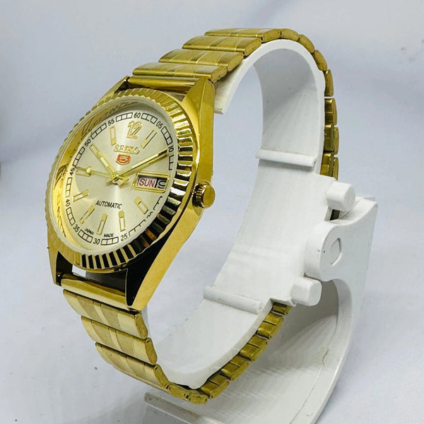 Seiko 5 Automatic Men’s Watch – Vintage Japan Model | Restored & Ready to Wear National Watches