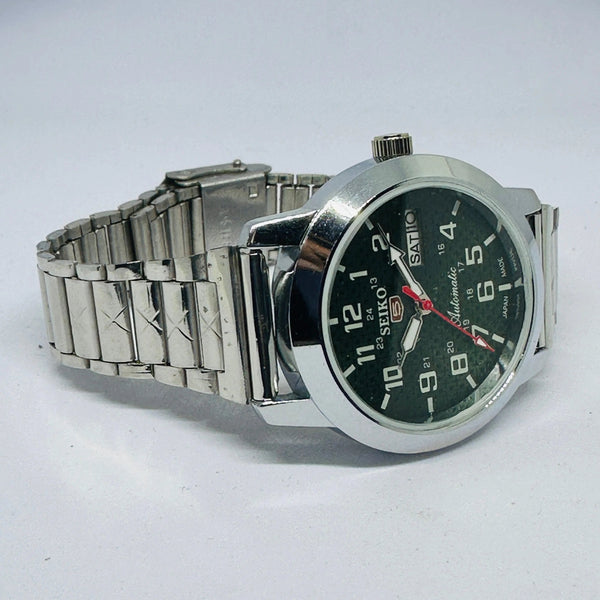 Seiko 5 Automatic Men’s Watch – Vintage Japan Model | Restored & Ready to Wear National Watches