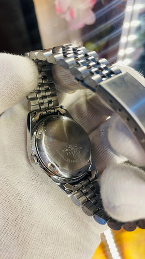 Seiko 5 Japan Automatic 17 Jewels – Blue Arabic Dial Men’s Vintage Watch National Watches