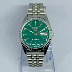Seiko 5 Automatic Green Dial – Refurbished Vintage Japan 17 Jewels Watch National Watches