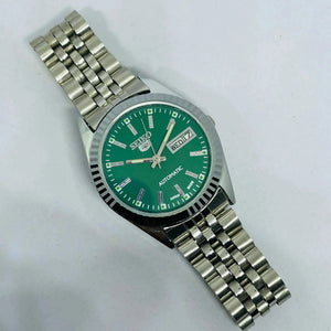 Seiko 5 Automatic Green Dial – Refurbished Vintage Japan 17 Jewels Watch National Watches