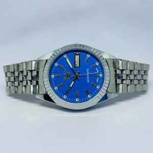 Seiko 5 Sports Automatic Blue Dial – Refurbished Japan Vintage 21 Jewels National Watches