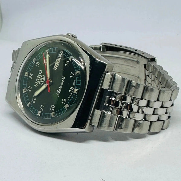 Seiko 5 Men’s Vintage | Fully Refurbished Automatic Watch | Timeless Gift National Watches