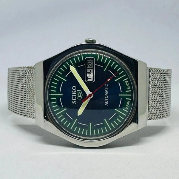 Seiko 5 Heritage Edition | Refurbished Original Movement | Retro Wristwatch National Watches