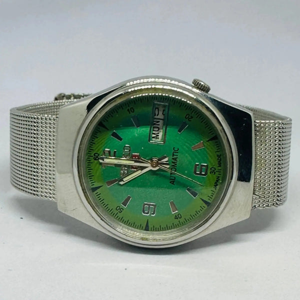 Seiko 5 Vintage Light Patina – Authentic Refurbished Watch National Watches