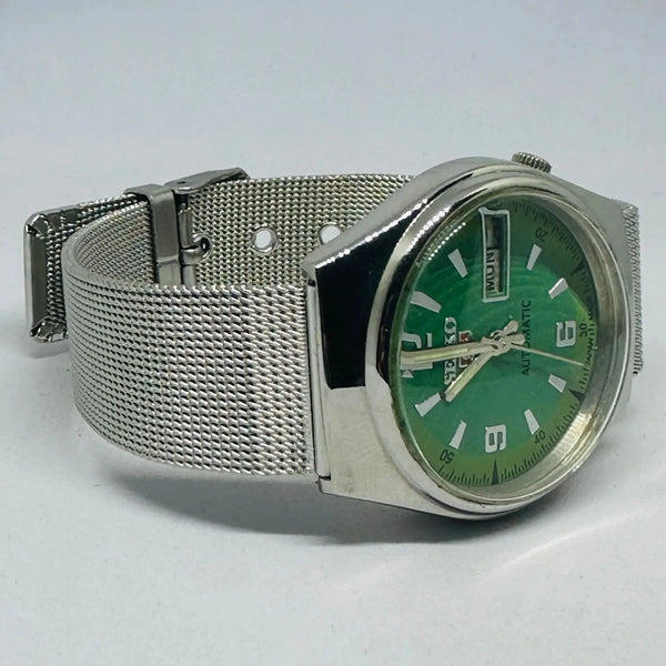 Seiko 5 Vintage Light Patina – Authentic Refurbished Watch National Watches