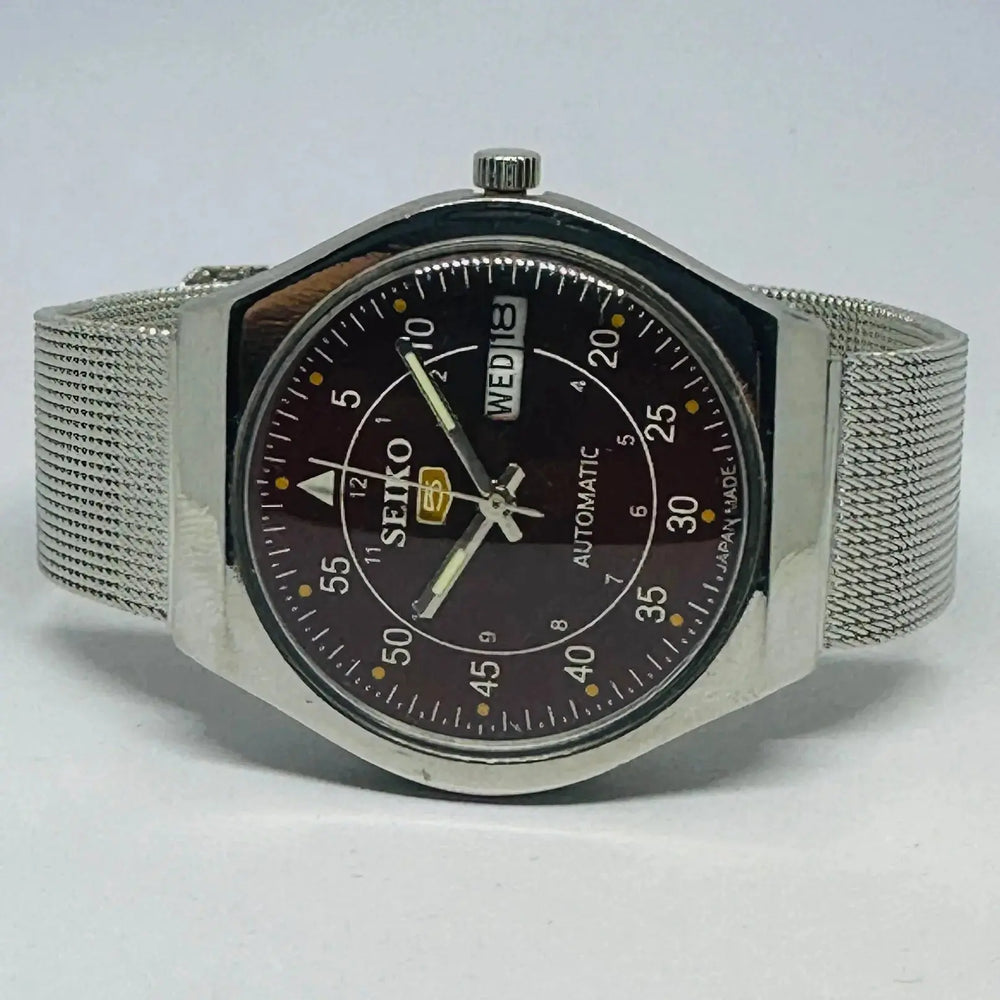 Vintage Seiko 5 SNK803 – Refurbished Military Green National Watches