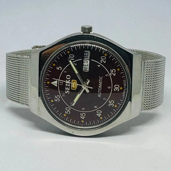 Vintage Seiko 5 SNK803 – Refurbished Military Green National Watches