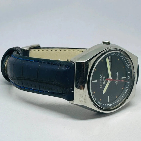 Vintage Seiko 5 SNK805 – Refurbished Blue Dial National Watches