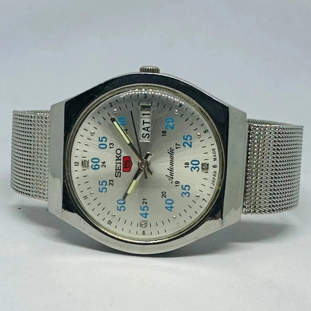 Seiko 5 Vintage Diver Bezel – Refurbished Automatic National Watches