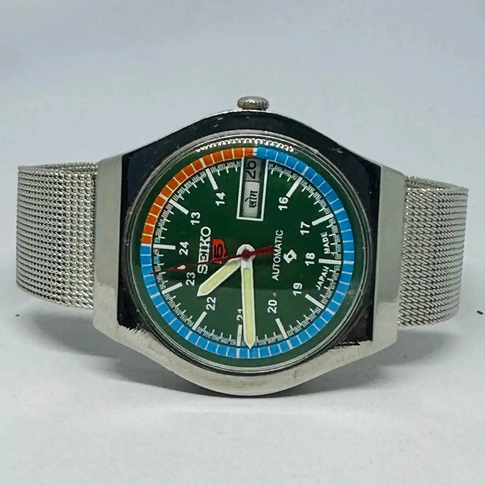 Seiko 5 Vintage Pilot Dial – Revived Original Piece National Watches