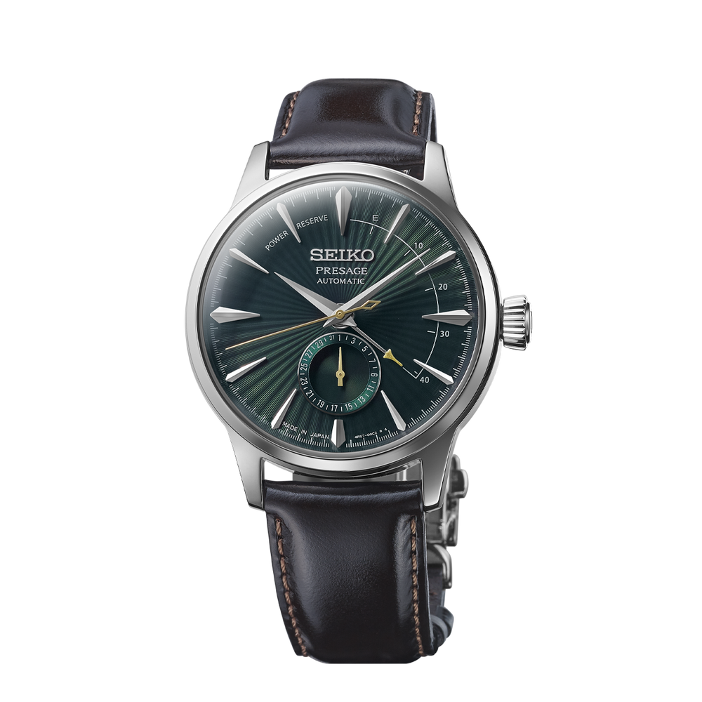 Presage Midnight Mockingbird Cocktail Time Power Indicator - SSA459J1