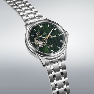 Seiko Presage ‘Japanese Zen Gardens’ in Fern green - SSA463J1